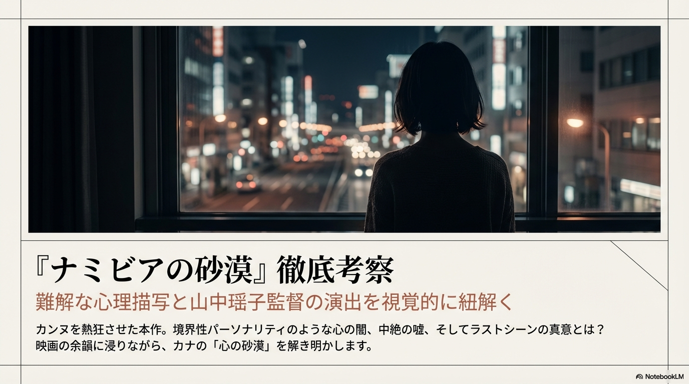 『ナミビアの砂漠』考察｜中絶の嘘と気まずいヌードル。河合優実のop・トップ・ロケ地まで徹底網羅！